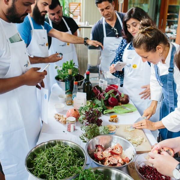 Photo from a Byron Bay Cooking School workshop