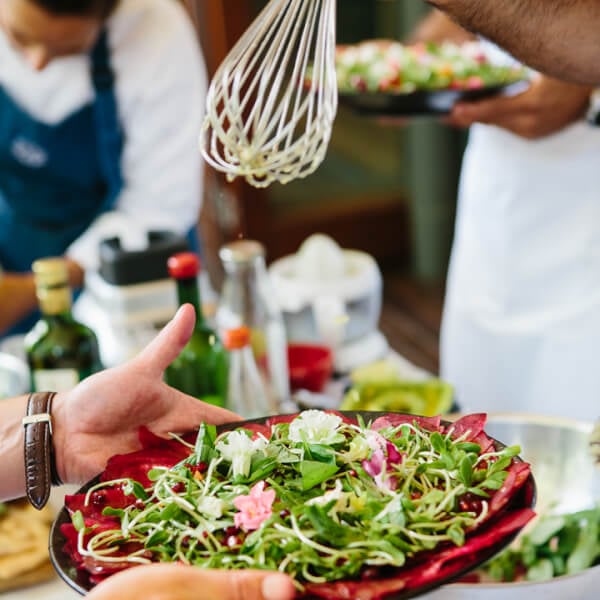 Photo from a Byron Bay Cooking School workshop