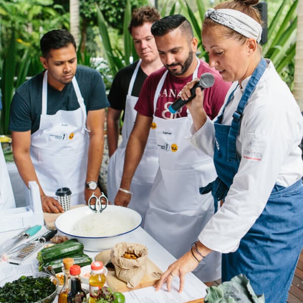 Photo from a Byron Bay Cooking School workshop