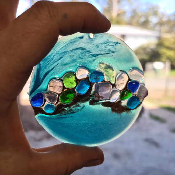 Fluid Art class by Caroline Barber