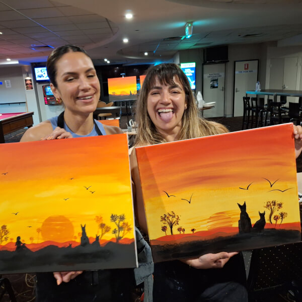 Painting class by Ceevio Art