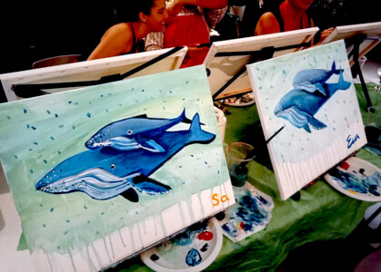 Painting class by Ceevio Art