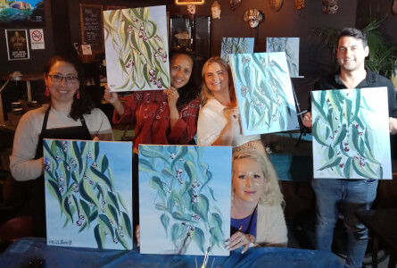 Painting class by Ceevio Art