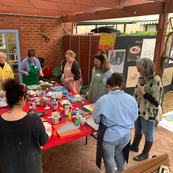 Painting workshops, Meningie