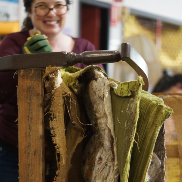 Photo from a Chair Repair School workshop