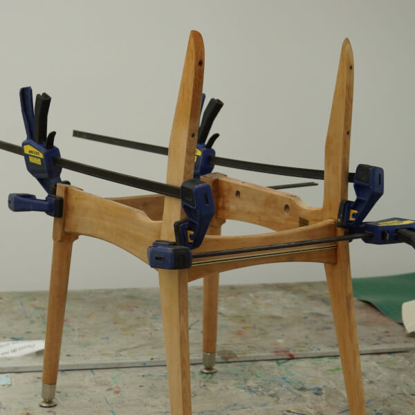Photo from a Chair Repair School workshop