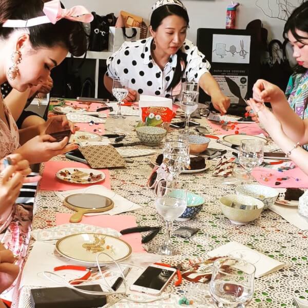 Vintage Inspired jewellery making and tea party