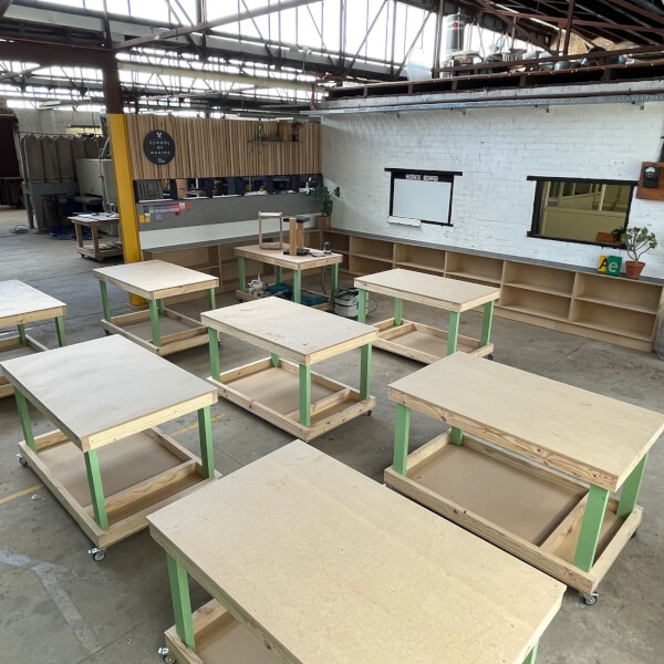 Woodworking class by Co-Craft