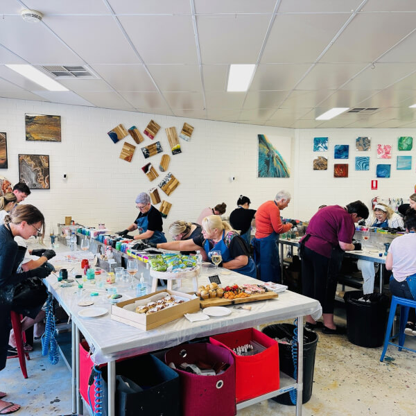 Fluid Art class by Collective Obsessions