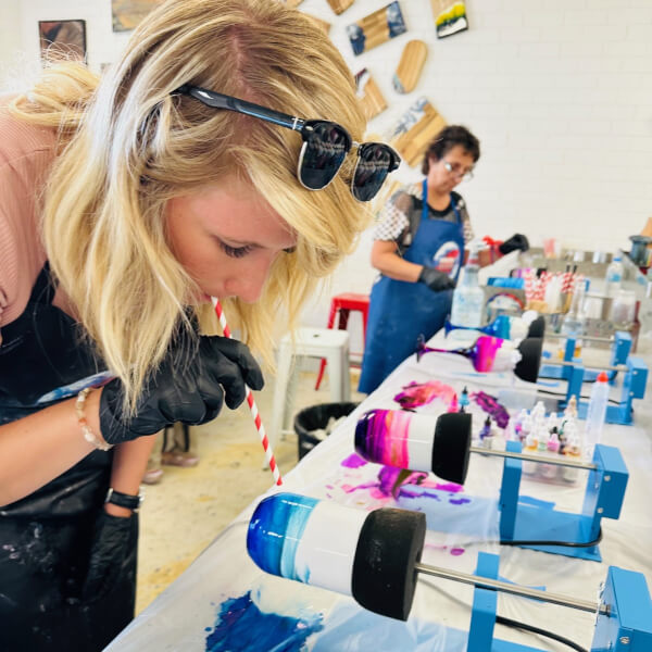 Fluid Art class by Collective Obsessions