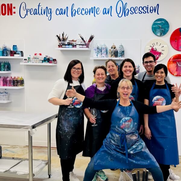 Fluid Art class by Collective Obsessions