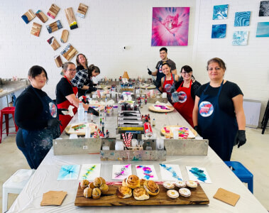 Fluid Art class by Collective Obsessions