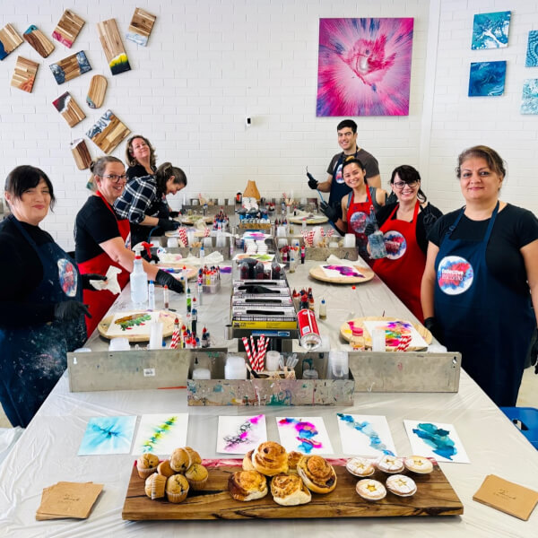 Fluid Art class by Collective Obsessions