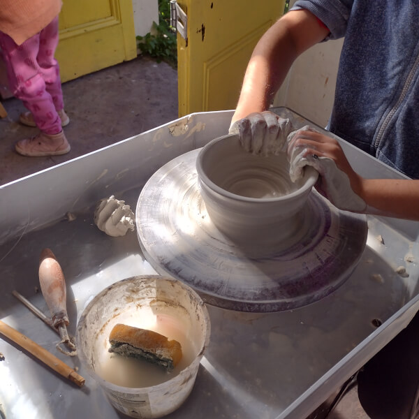 Photo from a Community Clay workshop