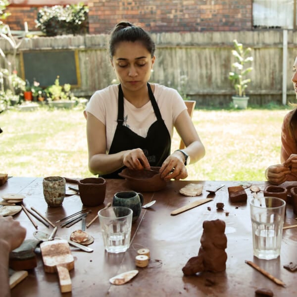 Photo from a Community Clay workshop