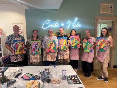 Pottery class by Create + Make