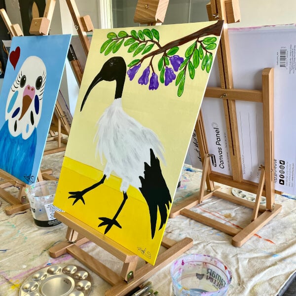Photo from a Dabble Art workshop