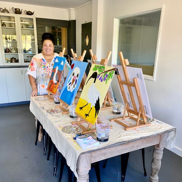Photo from a Dabble Art workshop
