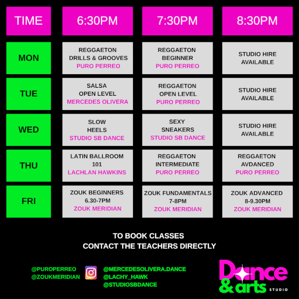 Photo from a Dance & Arts Studio workshop