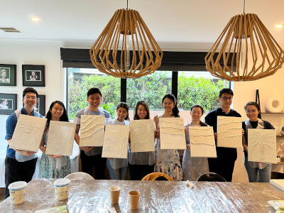 Painting class by Dani Bergman