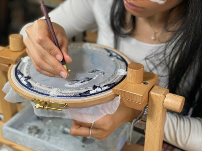 Textiles class by December Studio