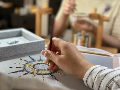 Textiles class by December Studio