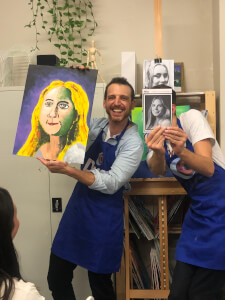 Painting class by Dya Australia - Art Workshop Melbourne