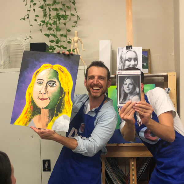 Painting class by Dya Australia - Art Workshop Melbourne