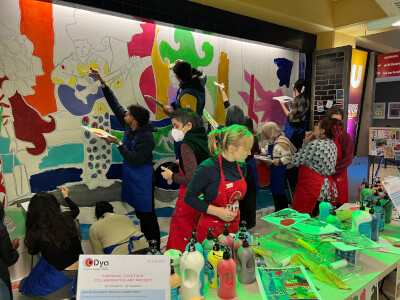 Painting class by Dya Australia - Art Workshop Melbourne