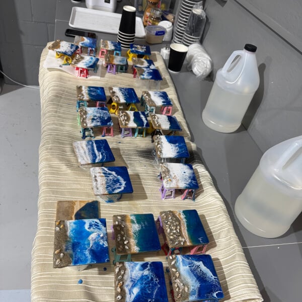 Fluid Art class by Eclipse Art Creations