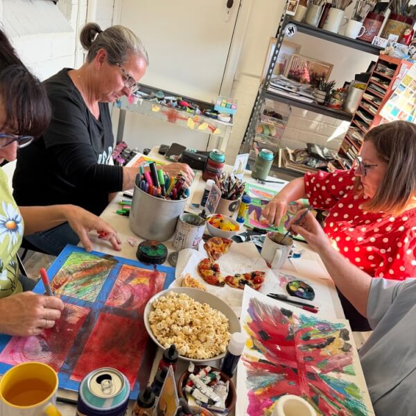 Photo from a Emma Williamson workshop