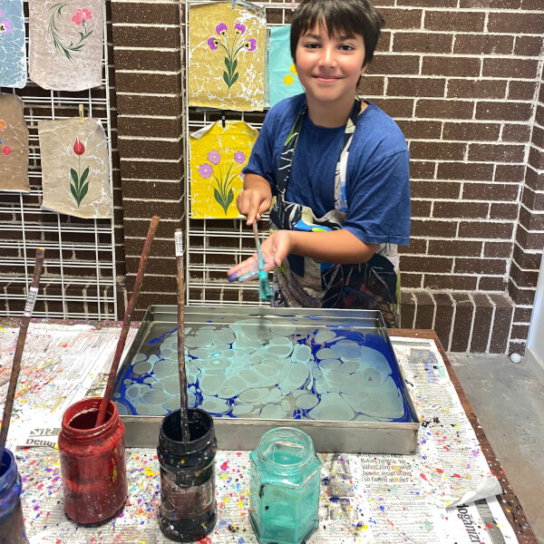 Photo from a Fatma Sagmen workshop