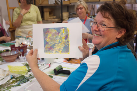 Print Making class by Forager’s Nest Art Space