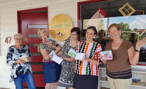 Print Making class by Forager’s Nest Art Space