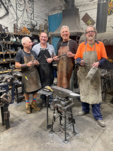 Metalwork class by Forge On