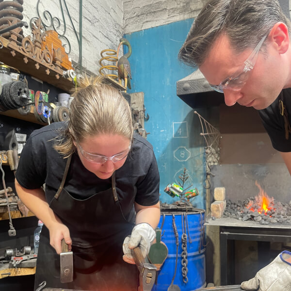 Metalwork class by Forge On