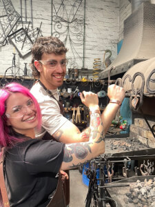 Metalwork class by Forge On