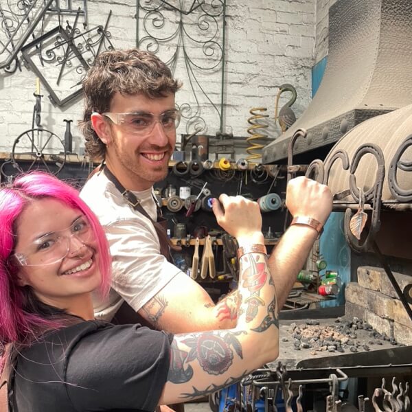 Metalwork class by Forge On