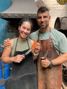 Metalwork class by Forge On