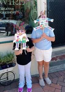 Sculpture and Assemblage class by Garden of Wire Craft Workshops