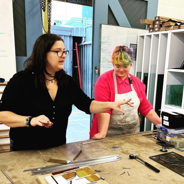 Glassblowing and Mosaic class by Glaas Inc
