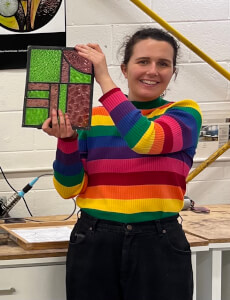 Glassblowing and Mosaic class by Glaas Inc