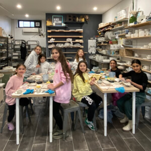 Pottery class by Glaze Galleria