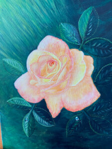 Painting class by Gloria Silva