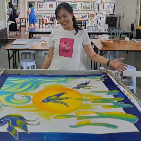Photo from a Grace Whaung workshop