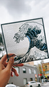 Print Making class by Hanabi