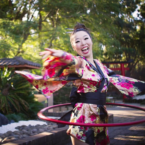 Photo from a Happy Hoopy Life workshop