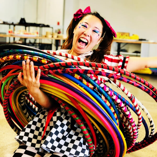 Photo from a Happy Hoopy Life workshop