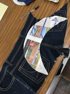 Jeans make great hats