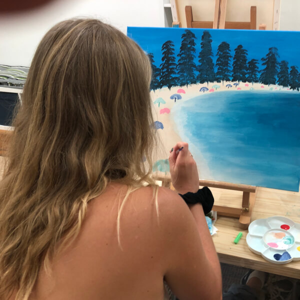 Painting class by Heather Hunt